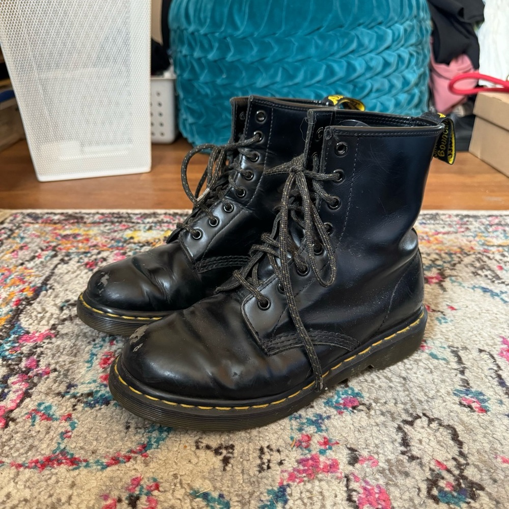 Dr. Martens 1460 Black Leather Boots